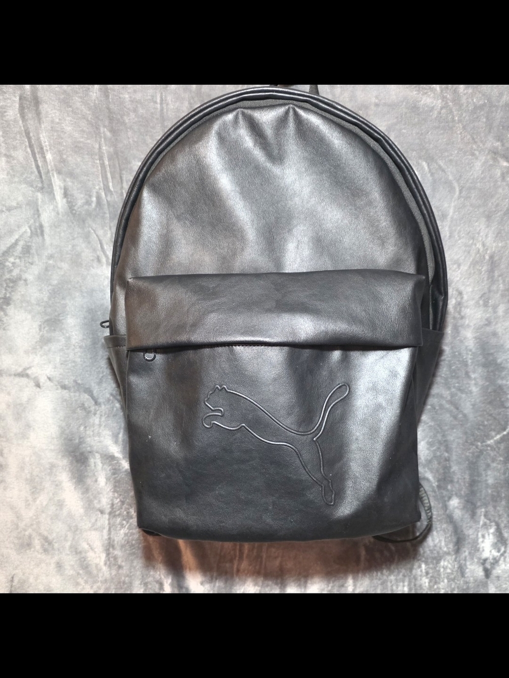 PUMA Essentials 20L "Matte Black" Backpack with Embossed Logo